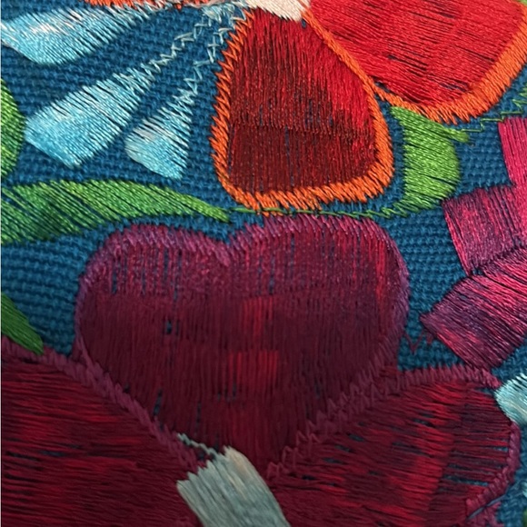 Mexican Handmade Embroidered Floral Bag Purse Crossbody Boho NWOT - Picture 6 of 10